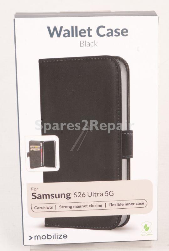 Mobilize Leather Bag Gsm - 81452 Mobilize Classic Gelly Wallet Book Case Samsung Galaxy S26 Ultra 5g Black