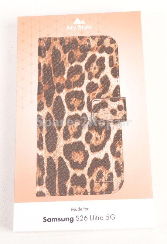 Mystyle Leather Bag Gsm - 81484 My Style Flex Wallet For Samsung Galaxy S26 Ultra 5g Wild Leopard