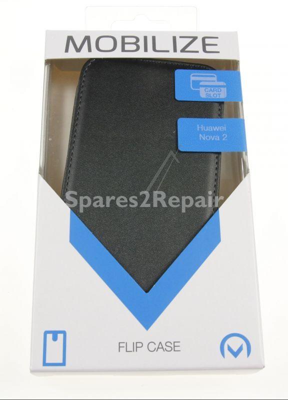 Mobilize Leather Bag Gsm - 23766 Mobilize Classic Gelly Flip Case Huawei Nova 2 Black