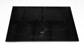 Ceramic Surface - 4410300392 C00864636 VitrocÉramique Frame Burner Plate Group Black [Arcelik]