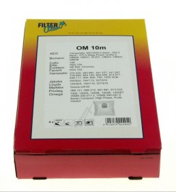 Filterclean Vacuum Cleaner Bags - Om10m Fl0104-k Dust Bags X4