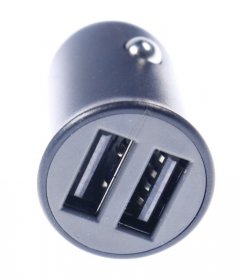 Minwa Dc dc Converter - Mw Usb12d Dual Usb Car Power Adapter-charger 2 4a (12w)