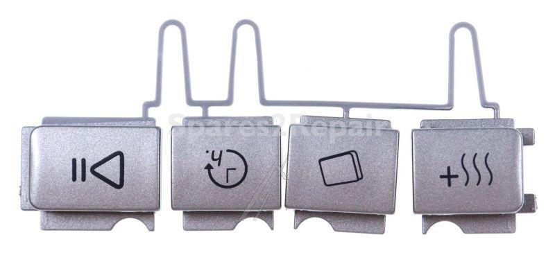 Button - C00502522 488000502522 Buttons Optimal Inox Right [Whirlpool Indesit]