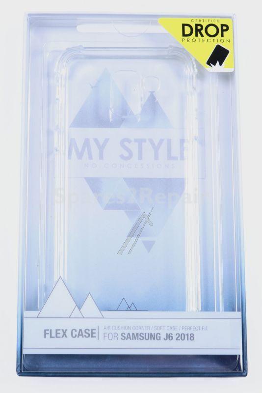 Mobilize Leather Bag Gsm - 25015 My Style Protective Flex Case For Samsung Galaxy J6 2018 Clear