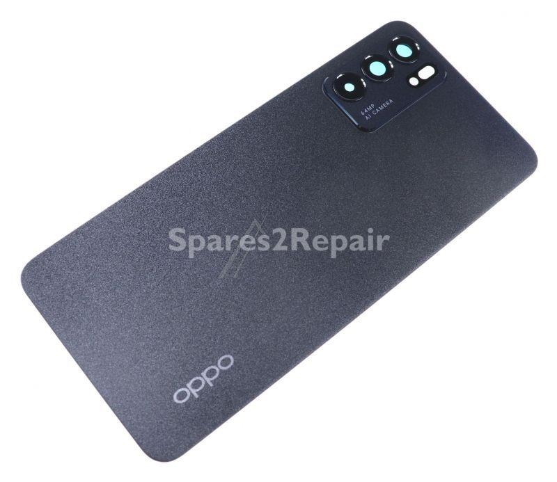 Oppo Battery Compartment Lid - 4907797 Back Cover Oppo Reno6 5g Stellar Black With Silkscreen For