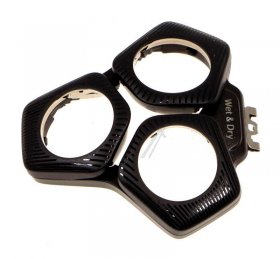 Philips Saeco Frame For Shaver Head - 300008098251 Mounting Assembly Appolo Black Metal