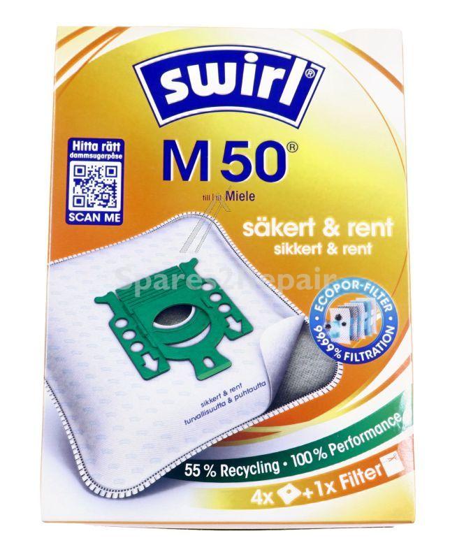 Melitta Vacuum Cleaner Bags - M50 - 99757 6779391 Microfibre Vacuum Dust Bag Mp Airspace Green Line 4 Pcs
