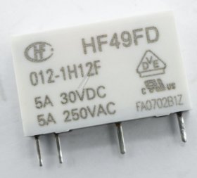 Hongfa Pcb Relay To 12v - 12vdc 5a-250vac Relay, 1 Turnkey