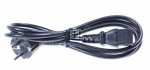 Tp Vision Mains Power Lead - 996592203963 089g404a15n-hl Power Cable 1500mm For Europe Black 3g Honglin (c13)