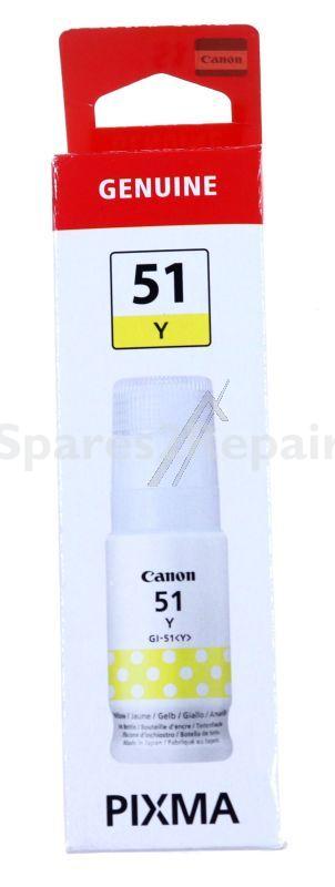 Canon Cartridge - Gi-51y 4548c001 Yellow Ink Cartridge