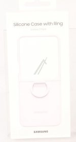 Samsung Leather Bag Gsm - Ef-pf731tvegww Samsung Silicone Case With Ring For Galaxy Flip5 Lavender