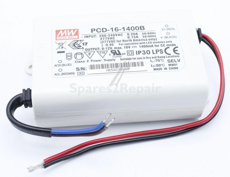 Mean Well Led-driver - 8v 12v Led treiber, Cc, 1400ma, Dimmbar - PCD-16-1400B