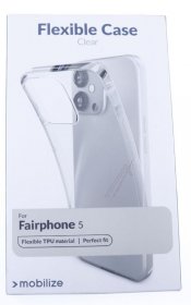 Mobilize Leather Bag Gsm - 29105 Mobilize Gelly Case Fairphone 5 Transparent