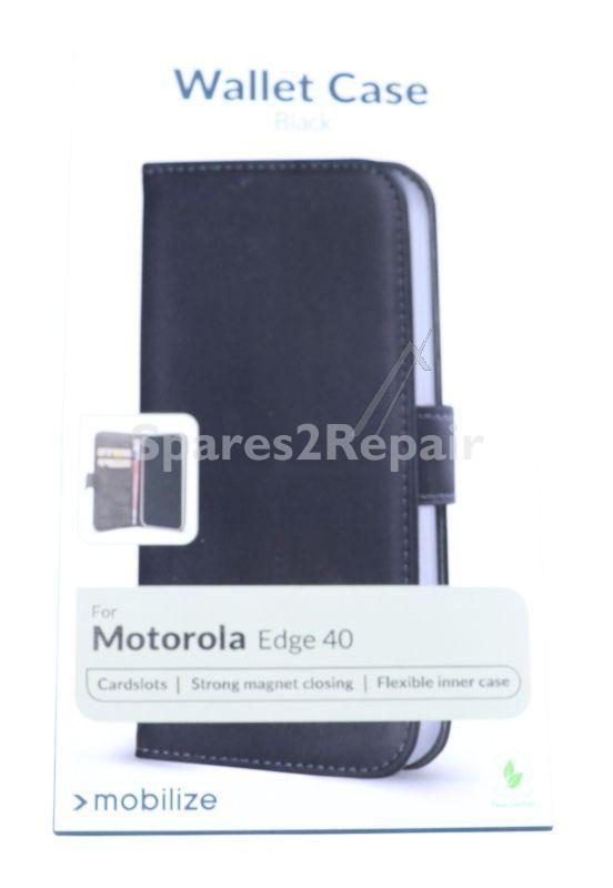 Mobilize Leather Bag Gsm - 28986 Mobilize Classic Gelly Wallet Book Case Motorola Edge 40 Black
