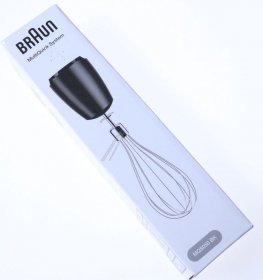 Braun Beater - Mqs050bk Ax22110052 Whisk Complete Black For Hand Blender Type 4200 Hb 701 Hb 901