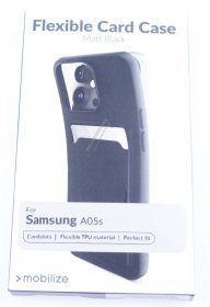 Mobilize Leather Bag Gsm - 29378 Mobilize Rubber Gelly Card Case Samsung Galaxy A05s Matt Black