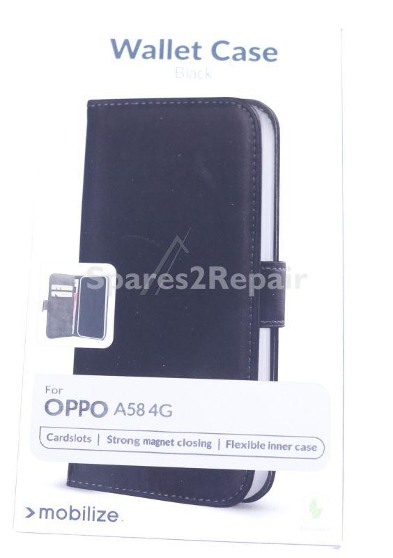 Mobilize Leather Bag Gsm - 29327 Mobilize Classic Gelly Wallet Book Case Oppo A58 4g Black