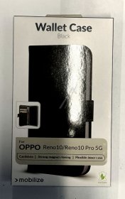 Mobilize Leather Bag Gsm - 29095 Mobilize Classic Gelly Wallet Book Case Oppo Reno10-reno10 Pro 5g Black