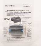 Shaver Parts Shaver Head - Shearing Cassette Silver Alternative For Braun 83m Series 8