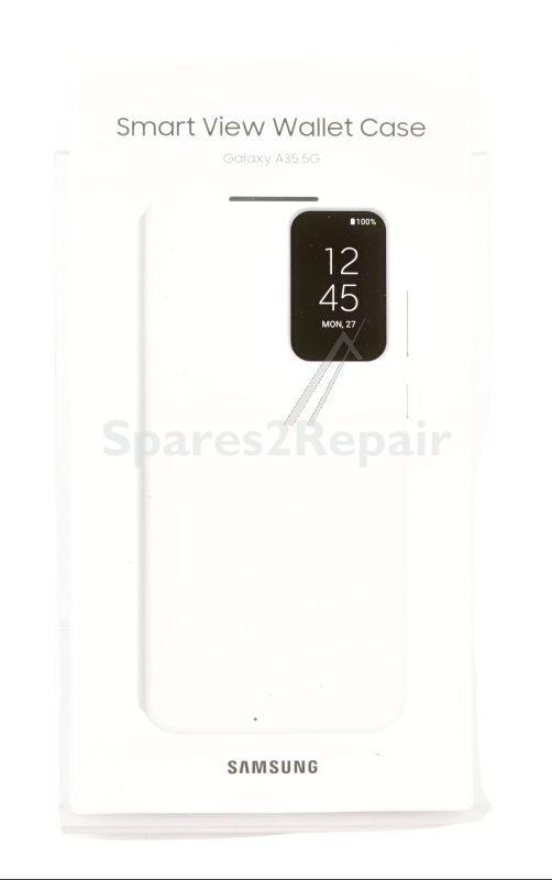 Samsung Leather Bag Gsm - Ef-za356cwegww Samsung Smart View Wallet Case For Galaxy A35 White