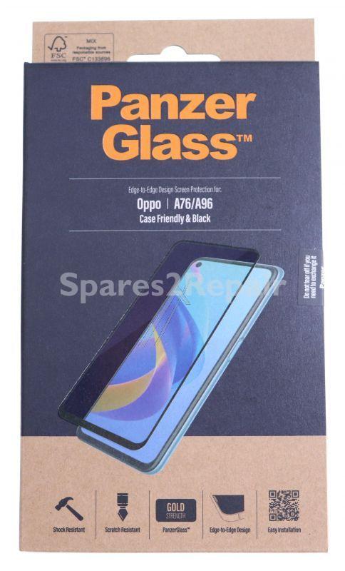 Panzerglass Display Protective Film - 7085 Display Protection Glass For Oppo A76 Case Friendly Black