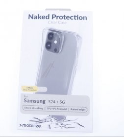 Mobilize Leather Bag Gsm - 29910 Mobilize Naked Protection Case Samsung Galaxy S24+ 5g Transparent