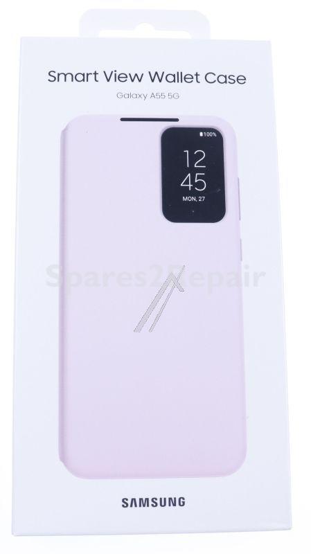 Samsung Leather Bag Gsm - Ef-za556cvegww Samsung Smart View Wallet Case For Galaxy A55 Lavender