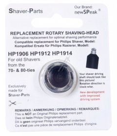Newspeak Shaver Head - Shaver Head For Philips Hp1912-1906-1914