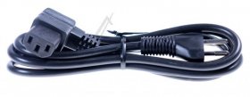 Mains Power Lead - 5513215951 3x1h05vvf L1750 Black Ch+busta Ecam26 [Delonghi]