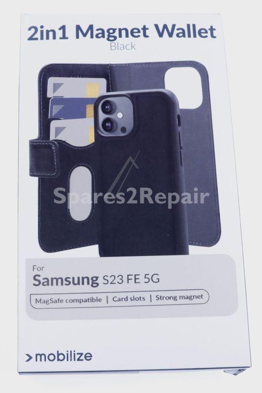Mobilize Leather Bag Gsm - 29286 Mobilize 2in1 Magsafe Compatible Gelly Wallet Case Samsung Galaxy S23 Fe 5g Black