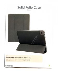 Mobilize Leather Bag Gsm - 80897 Mobilize Solid Folio Case For Samsung Galaxy Tab S8 11-s9 11-s9 Fe 10 9 Black
