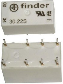 Finder Pcb Relay To 6v - 5vdc 2a-125vac Relay, Dil, 2 Pole Co