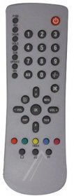 Grundig Ir remote Control - X65187r-2 C00940135 Rc Mod-1 Sil Kb Nopip E3-e4 Ykf244-002