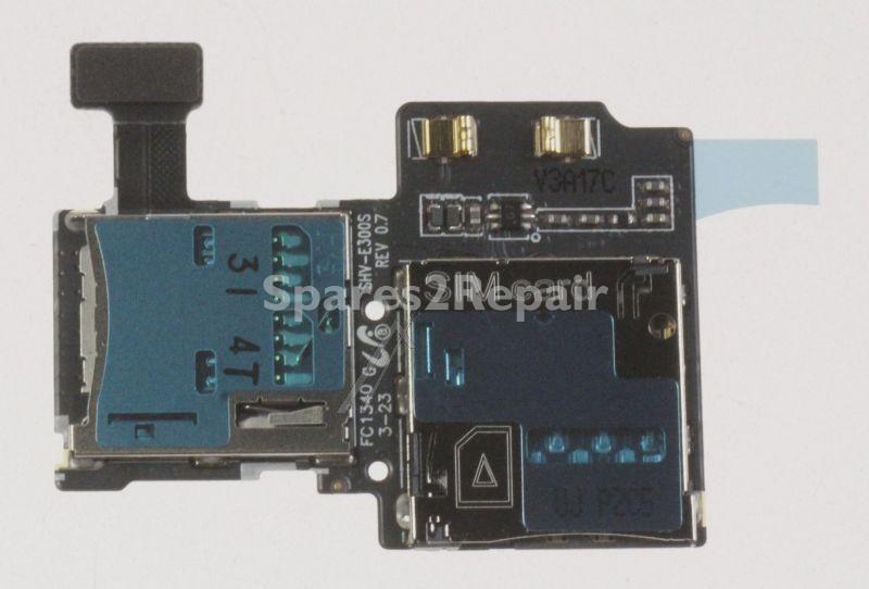 Samsung Sim Card Reader Internal - Gh59-13275a Unit-sd Sim Socket Fpcb (shv-e300s)