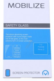 Mobilize Display Protective Plastic Film - Mobilize Glass Screen Protector Huawei Nova 3 - 51138