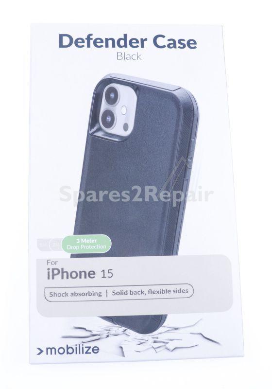 Mobilize Leather Bag Gsm - 28998 Mobilize Defender Case Apple Iphone 15 Black