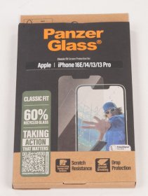 Panzerglass Display Protective Film - Pgrclfig29845 Panzerglass Screen Protector Iphone 16e-14-13-13 Pro | Classic Fit W Aligner