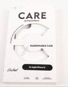 Panzerglass Leather Bag Gsm - Crrfaswg22489 Care By Panzerglass Fashionable Case White Orchid Iphone 12