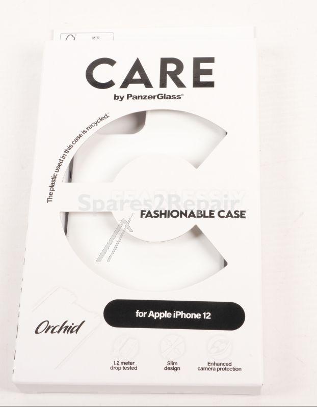 Panzerglass Leather Bag Gsm - Crrfaswg22489 Care By Panzerglass Fashionable Case White Orchid Iphone 12