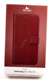 Mystyle Leather Bag Gsm - 28631 My Style Flex Wallet For Samsung Galaxy S23 Ultra 5g Bordeaux