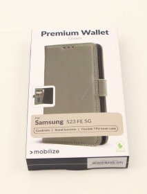 Mobilize Leather Bag Gsm - 29058 Mobilize Premium Gelly Wallet Book Case Samsung Galaxy S23 Fe 5g Green