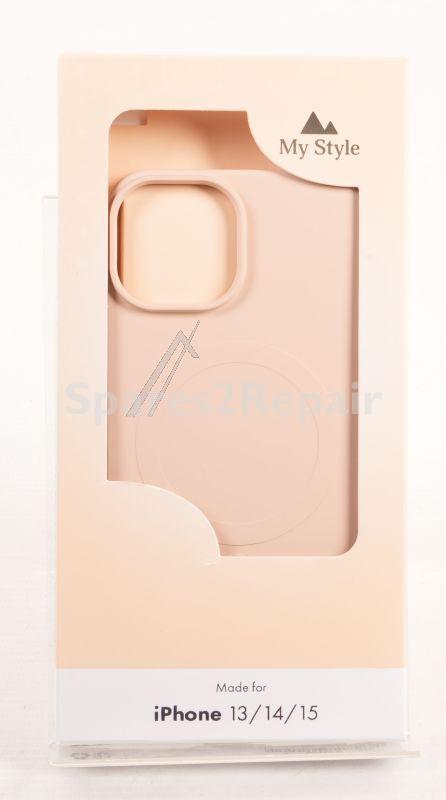 Mystyle Leather Bag Gsm - 80515 My Style Protective Flex Magsafe Compatible Case For Apple Iphone 13-14-15 Soft Pink