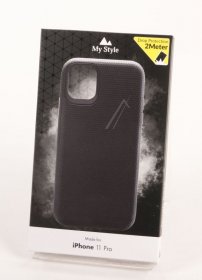 Mystyle Leather Bag Gsm - 25485 My Style Tough Case For Apple Iphone 11 Pro Black