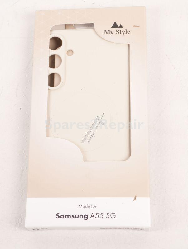 Mystyle Leather Bag Gsm - 80544 My Style Protective Flex Magsafe Compatible Case For Samsung Galaxy A55 5g Antique White