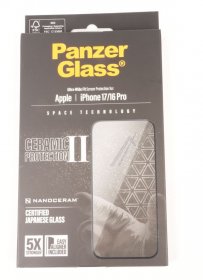 Panzerglass Display Protective Film - Pg98539 Panzerglass Ceramic Ii Screen Protector Iphone 17 | Iphone 16 Pro | Ultra-wide Fit W Easyaligner