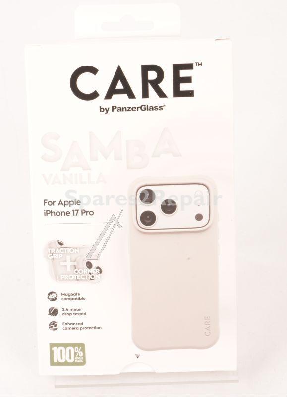 Panzerglass Leather Bag Gsm - Cr73947 Care By Panzerglass Fashionable Case Samba Vanilla W Magsafe Iphone 17 Pro