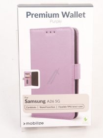 Mobilize Leather Bag Gsm - 80266 Mobilize Premium Gelly Wallet Book Case Samsung Galaxy A26 5g Purple