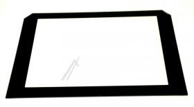 Door Panel - 20007552 Glass Front Panel Cpl For 60cm Appliances With Glued Plastic Holders Pa6 6 Material: Glass Colour: Black Inox [Bosch Siemens]