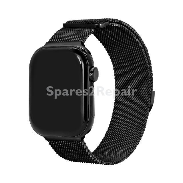Mobilize Wristbands For Smartwatch - 81672 Mobilize Milanese Strap - For Apple 42-44-45-49mm - Black