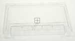 Drawer Front - C00282566 482000031555 Transparent Freezer Flap 402x257x40 [Whirlpool Indesit]